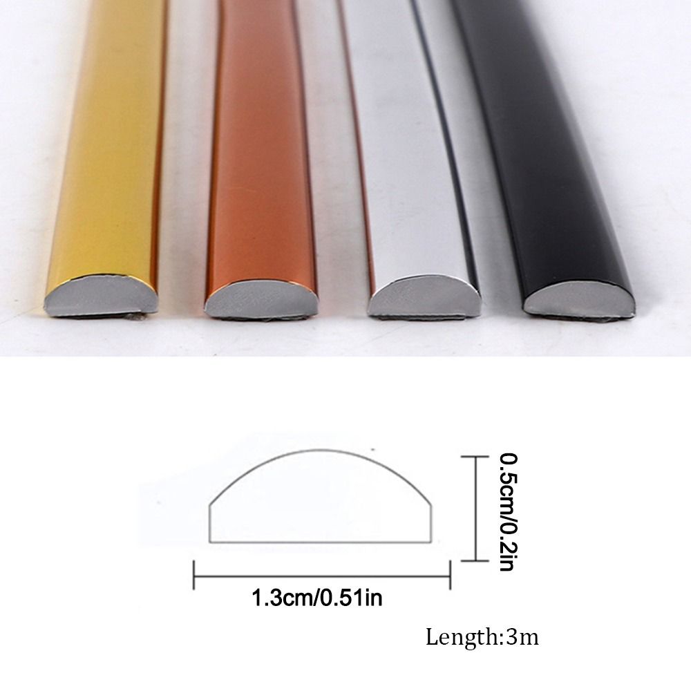 Самоклеящаяся кромка из ПВХ своими руками, полукруглая линия, рамка для зеркала, круговая лента