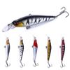 5pcs Fishing Lure Minnow 8.5g 8cm Hard Bait Wobbler Jig Bait Carp Bass Pesca Fishing Tackle SwimBait with 6#Hook