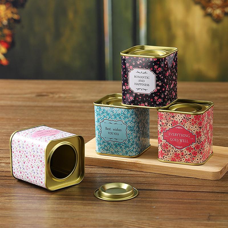 Контейнеры для чайных емкостей, банки для свечей, кофейные конфеты, закуски, маленькие жестяные мини-контейнеры для хранения, герметичные банки, упаковка для чайной посуды