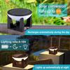 Waterproof Solar Post Cap Light Solar Powered Outdoor Column Lamp  Yard Decoration