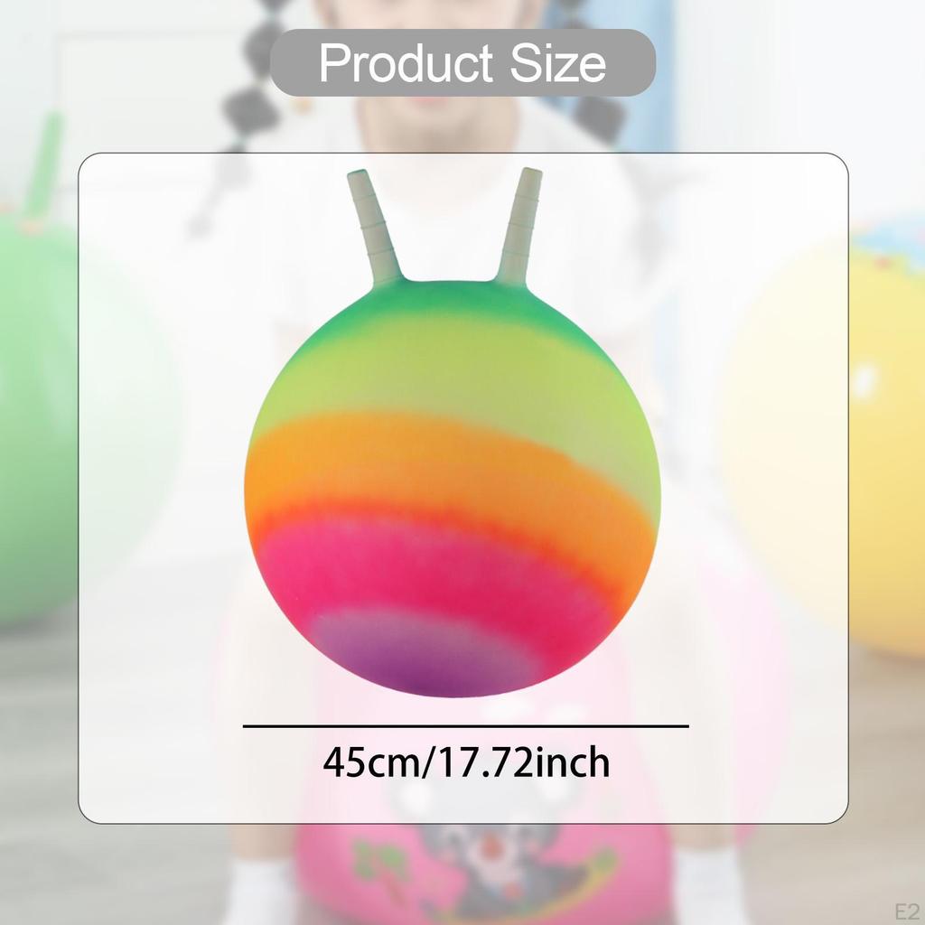 Прыгающий мяч Спорт Прыжки Упражнения Красочный 18 дюймов Игры в помещении и на открытом воздухе Прыжки с