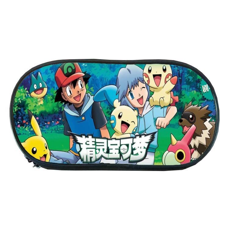 Pokemon Themed Printed Student Single Layer Stationery Storage Pencil Bag