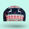 Bellow Cyclist Christmas Cycling Medium Cap,