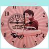 Retro Patterned Minimally Wall Clock For Home And Bedroom Decor