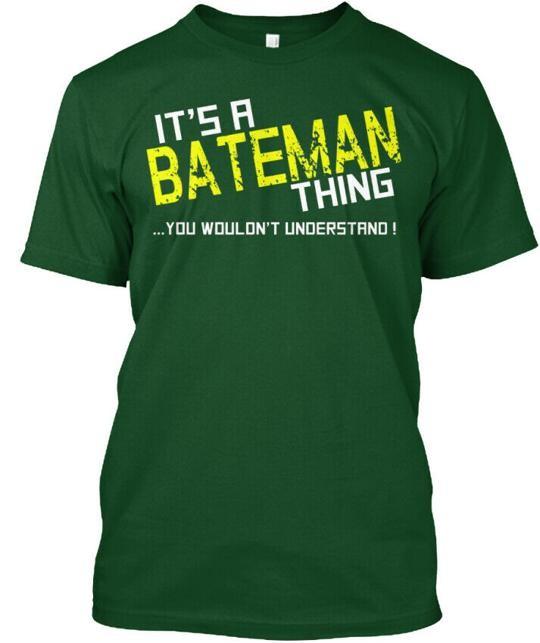 Bateman Thing T-Shirt Made in the USA Size S to 5XL
