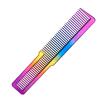 Salon Electroplated Hair Clipper Comb Set Hangable Design Hair Cleaning Neck Brush Ring Beard Brush Stylist Styling Comb Set