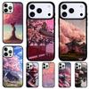 Чехол для телефона «Домик на дереве с вишневым цветом» для iPhone 17 Air 16 15 11 12 14 13 Pro Max Ударопрочный чехол