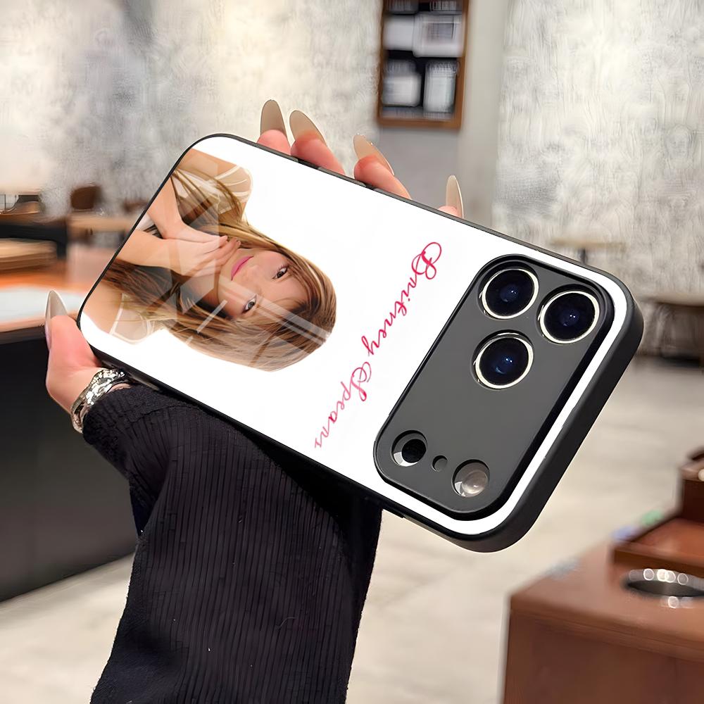 Britney Spears Phone Case For IPhone 17 Pro Max 15 Pro 16 14 Plus 12 13 Mini 11 Pro Shockproof Glass Cover