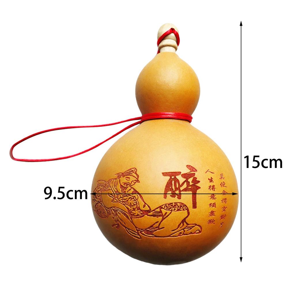 Flagon Gourd Craft Water Bottle Pumpkin Dried Gourd Bottle for Outdoor