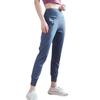 DAYCLOSET Yoga Size Blue Gray Women's Pants, High-Waisted, Stretchy, Medium-Weight, Yoga196, S,