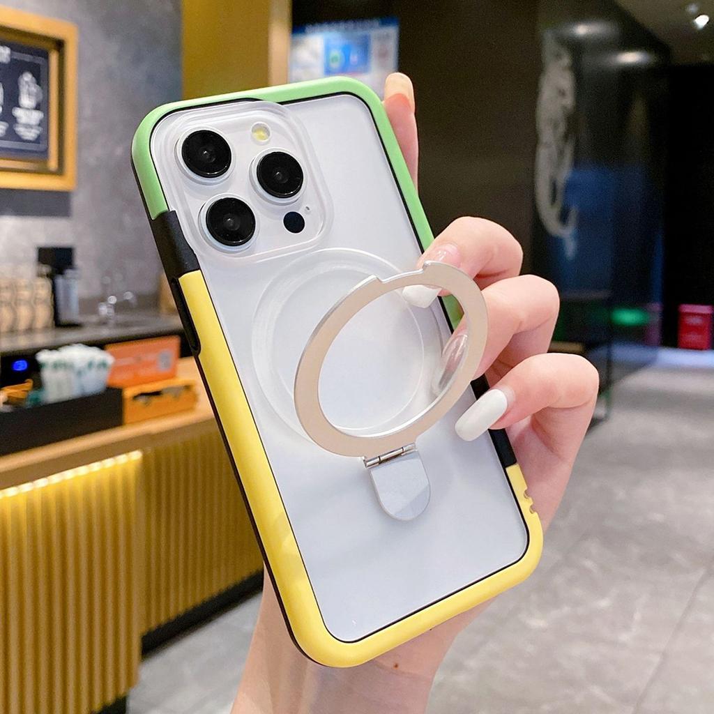 Применимо к Apple 15 Магнитный кронштейн Чехол для мобильного телефона 12 Высококлассный контрастный цвет iPhone 14pro Объектив Полностью закрывающий защитный чехол