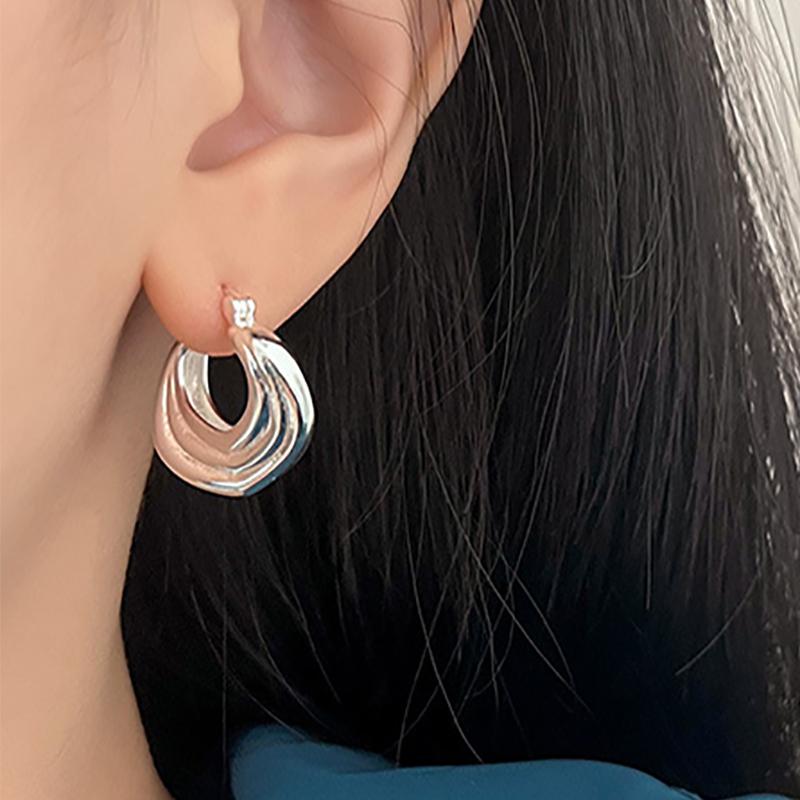 foxanry Необычные геометрические серьги для женщин, новые модные винтажные обручальные ювелирные аксессуары, подарки