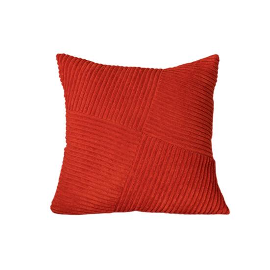 Вельветовая полосатая наволочка 18x18 дюймов, Богемная текстурированная наволочка, Лоскутная наволочка для диванной подушки для фермерского дома, дома, дивана, кровати