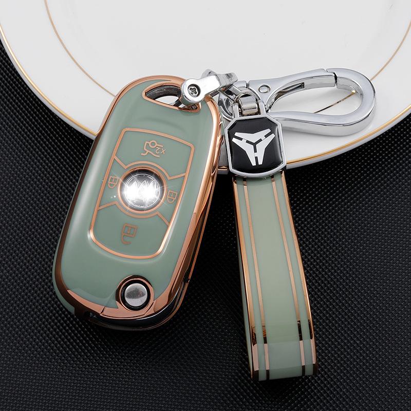 Buick Verano/Excelle Pro Key Cover 2018/2020: Protective Shell with Keychain for Men & Women