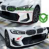 For BMW G20 G21 318i 320i 330i M340i 2022-2024+ LCI M-Sport Car Front Bumper Canards Front Lip Spoiler Splitter Trim Sticker