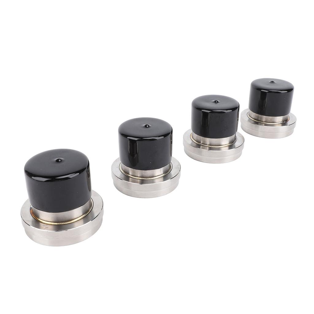 4Pcs Boat Trailer Bearing Protector Cap with Dust Cover 2.717 Inch Stainless Steel Enhanced Shield Bearing Protector
