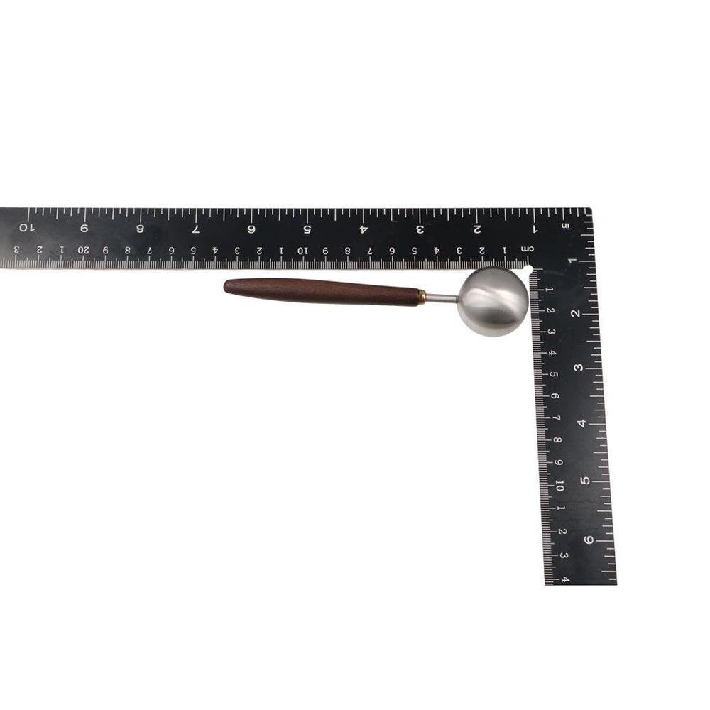 Walnut Handle Coffee Bean Measuring Spoons 304 Stainless Steel Coffee Scoop  Flour