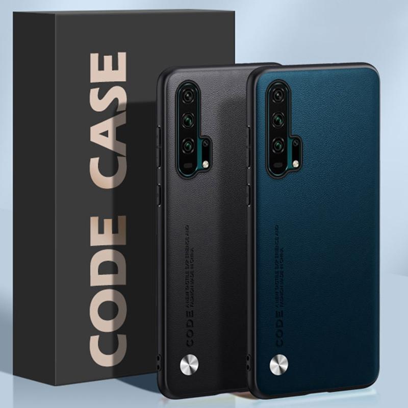 Роскошный чехол из искусственной кожи для Honor 20 Pro 20Pro, задняя крышка, силиконовый противоударный чехол для телефона с полной защитой для Honor20 Pro Coque