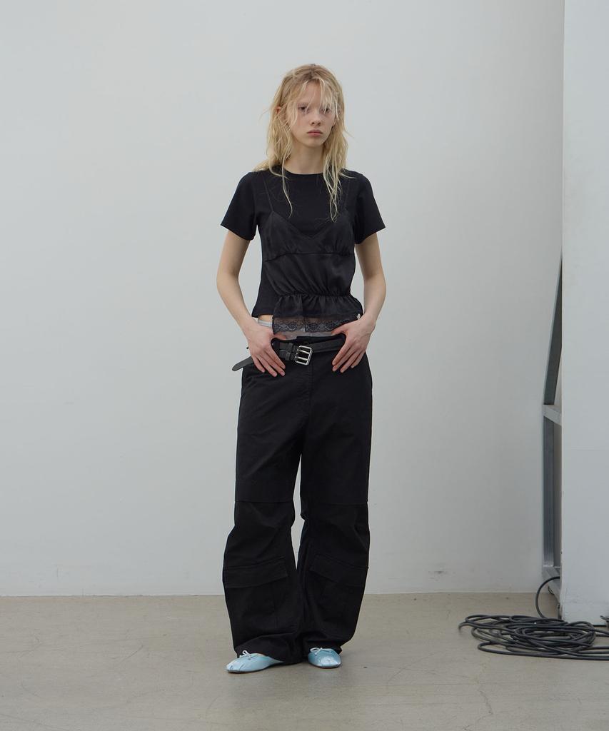LCDC™ Low Pocket Cargo Pants (Black)