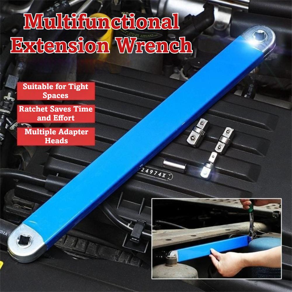 Professional Grade Offset Extension Wrench 1/2 1/4 3/8 Drive Compact Extension Wrench Car Repair