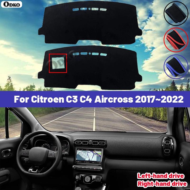 High Quality for Citroen C3 C4 Aircross 2017~ Car Dashboard Cover Mat Sun Shade Avoid Light Pad Carpets Anti-UV Interior