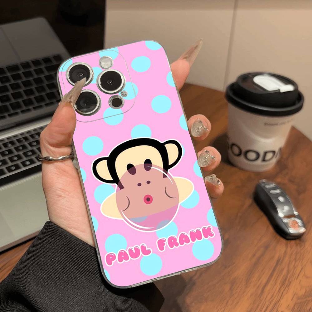 Знаменитый Роскошный Прозрачный Мягкий Чехол Для Телефона P-paul F-frank Для IPhone 15 12 14 16 17 13 Plus 11 Pro Max 13 Pro