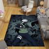 Kakashi Anbu Style Flannel Pattern Square Carpet,Area Rug,Carpet Rug for Living Room Bedroom Sofa Playroom Decor,Non-slip Floor Mat
