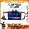 Для KIA PEGAS 2018-2019 Автомагнитола Автомобильный Carplay Экран Авторадио Mirror Link Автомобильные Интеллектуальные Системы Сенсорный Экран DSP RDS
