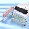 1 Pcs Simple Mesh Transparent Pencil Case Storage Pen Bag Zipper Pouch Portable Mini Cute Stationery Office School Supplies
