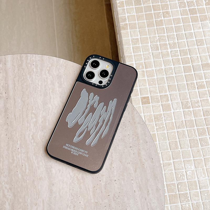 Чехол NCT DREAM для iPhone 15 Pro Max: Модный фирменный зеркальный дизайн для iPhone 14 Pro, 13 и 12