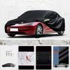 Для Tesla Model 3 Защита от солнца УФ-лучи Защита от дождя и снега Черный чехол Пылезащитный Автомобильный зонт Чехол на весь автомобиль Защита на открытом воздухе