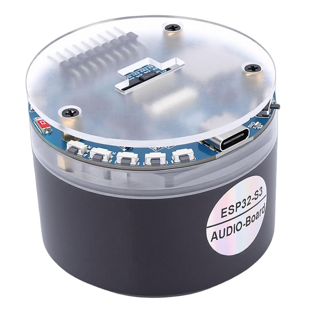 Плата разработки умного AI-динамика с поддержкой ESP32 S3, двойными микрофонами, шумоподавлением, RGB-подсветкой, внешним дисплеем