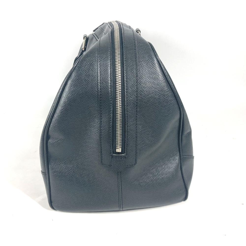 Louis Vuitton M31152 Taiga Stanislav Travel Bag Hand Bag Taiga Leather Black