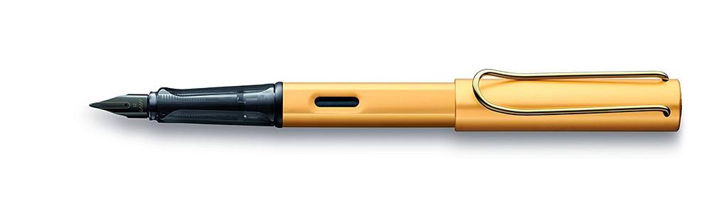 LAMY EF Extra Fine Fountain Lux Officially Imported Pen, Gold, L75-EF, Dual-Use,
