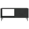 Coffee Table Black 90 x 50 x 40 cm Particleboard