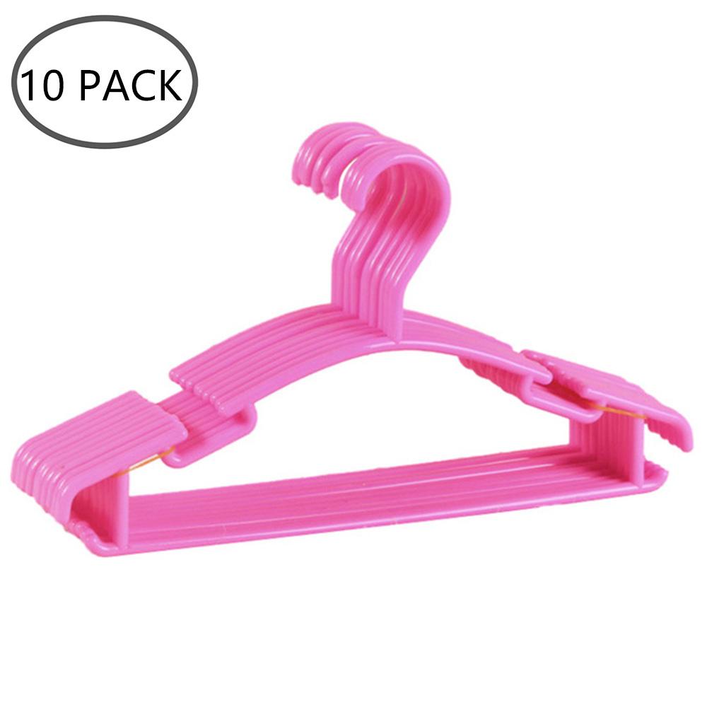 10 шт. Детская вешалка для одежды Сверхпрочная Нескользящая Детская вешалка для пальто Освобождающая место Вешалка для младенцев для Улицы Дома Прачечной Шкафа