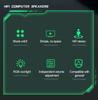 A39 Компьютерная акустическая система объемного звучания Bluetooth-динамик Проводная акустическая система Стерео сабвуферная звуковая панель для ноутбука ПК Геймера RGB Cool Light