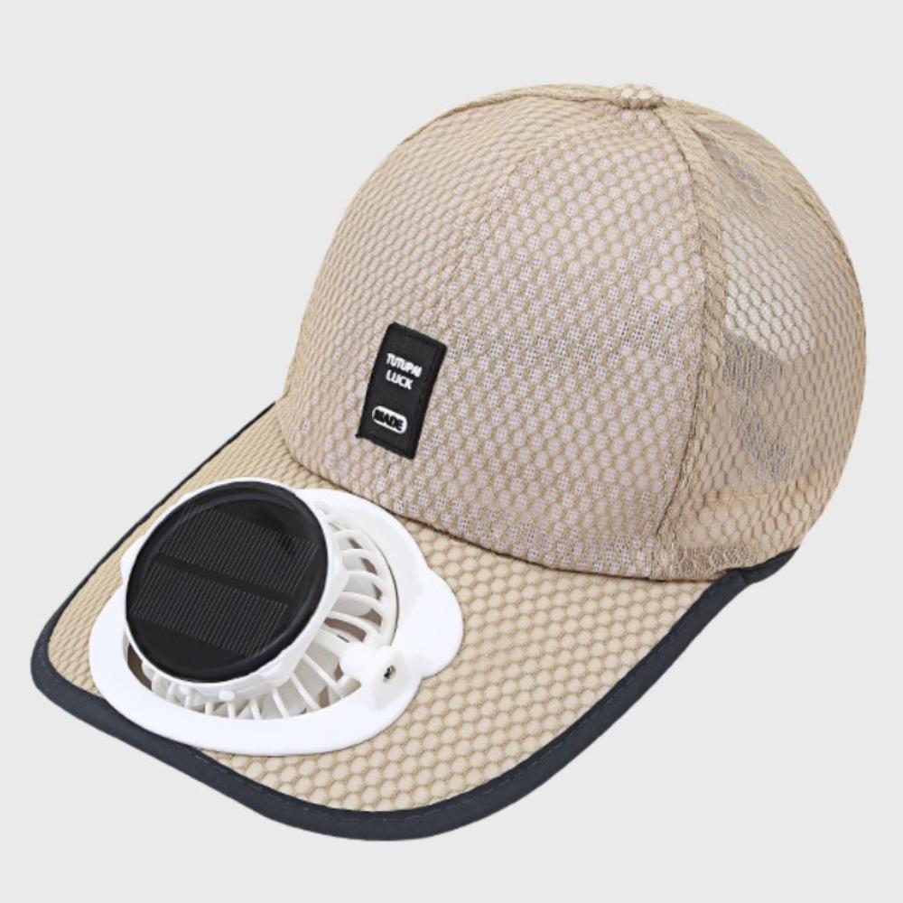 Quick Dry Baseball Cap USB Charging Full Mesh Hats Fashion Solar Fan Hat Summer