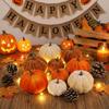 Multi Sizes Faux Pumpkin Tabletop Decor Halloween Artificial Decoration  Harvest Season Decor
