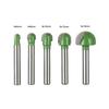 6mm Shank Ball Round Nose Cove Box Wood Router Bits Cove CNC Milling Bit Tool