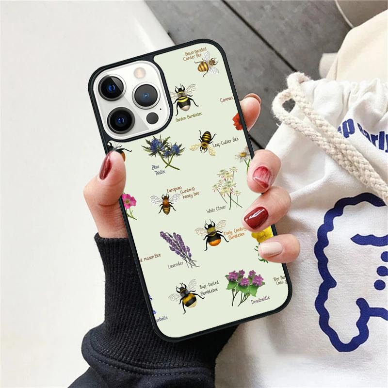 Bee Bumblebee Phone Case For iPhone 17 Air 15 16 Cover 11 13 14 Pro Max 12 Plus Max Fundas