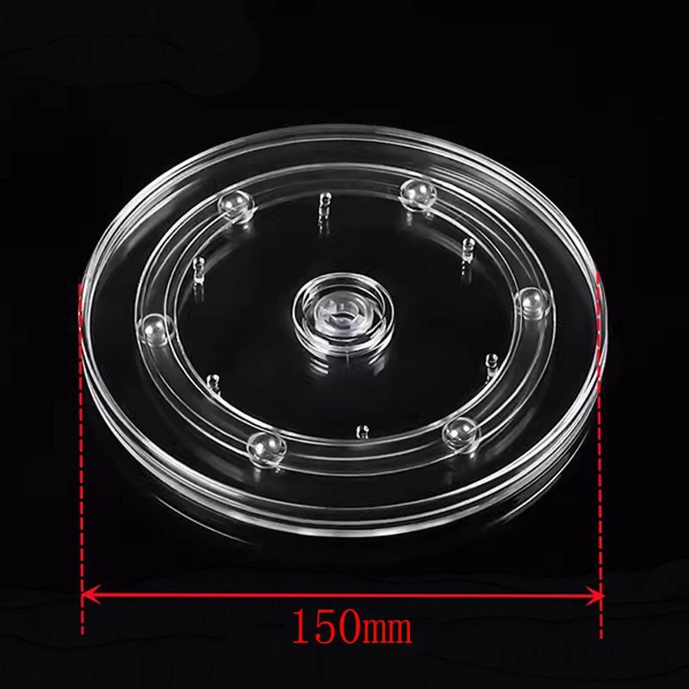 Transparent Rotating Display Stand 360-Degree 360-Degree Rotary Table Acrylic Turntable Furniture