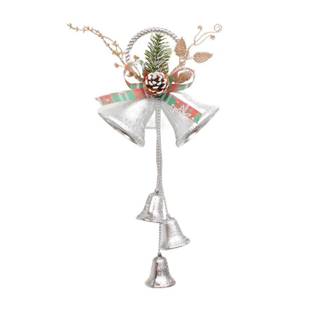 With Pine Cones Christmas Bell Glitter Christmas Hanging Ornament Xmas Tree Pendant  Shopping Mall