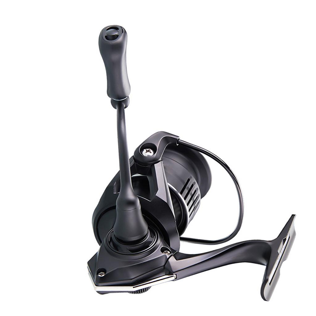 Катушка спиннинговая 6+1BB из углеволокна 5.2:1 Скоростное передаточное число Катушка для рыбалки из алюминиевого сплава для соленой воды AQR2000MHG