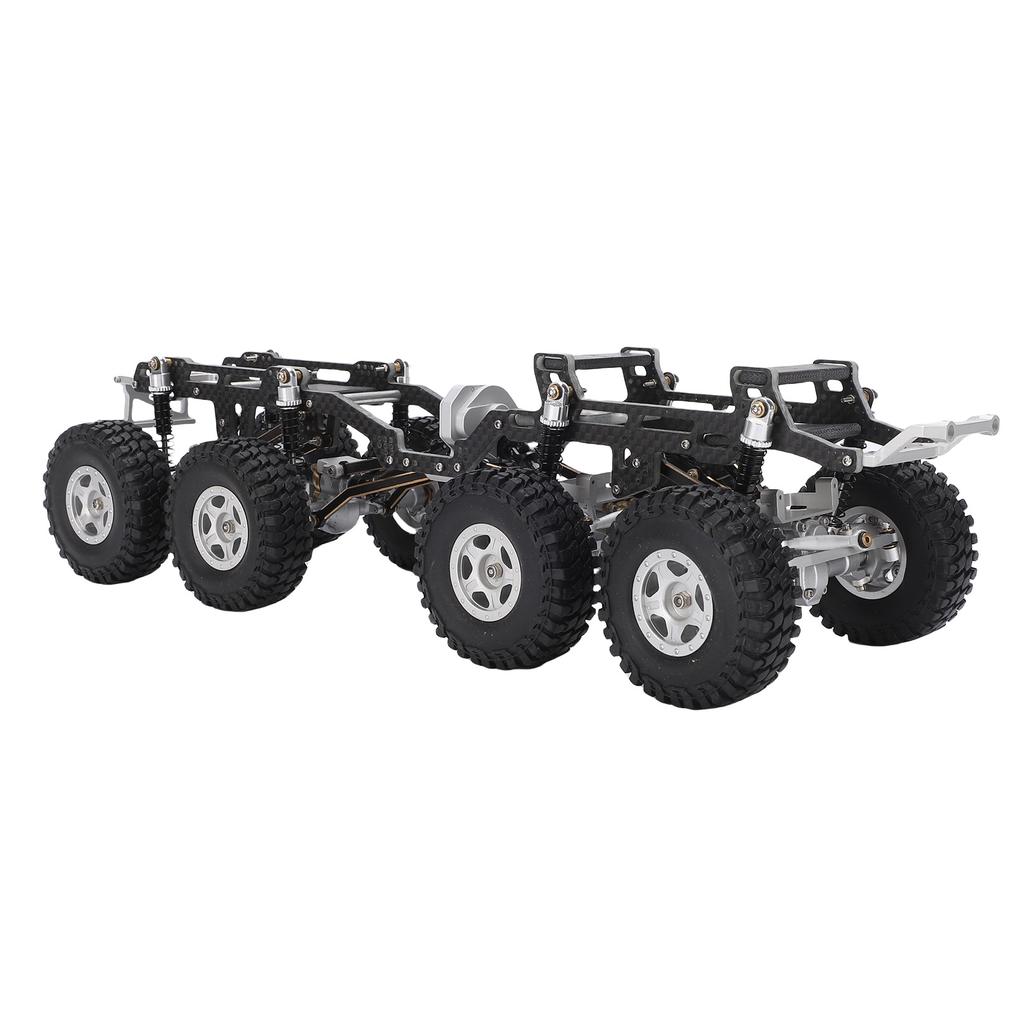 Углеродная Рама Шасси для Радиоуправляемой Машинки RC Car Замена для SCX24 RC Car 8x8 Шасси с Низким Центром Тяжести Комплект для Модификации