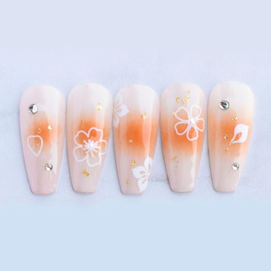 Manicure Decal Removable DIY Self-adhesive Flower Pattern Manicure Sticker Salon Supplies