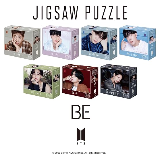 Epoch 216 маленьких деталей пазла BTS BE -j-hope- (18,2x25,7см) 04-104 с клеем и шпателем