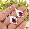 Rhodolite Gemstone Jewelry, Handmade Silver Earring, 925 Solid Sterling Silver Earring For Mother's Gift