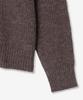 BLOND9 Grace Wool Rib Knit Sweater_Brown