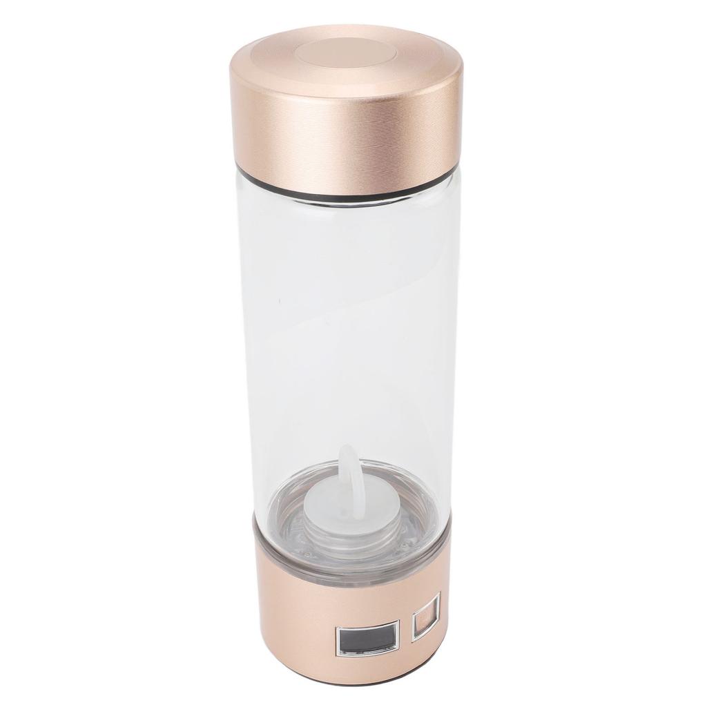 Hydrogen Water Bottle Rechargeable 4000PPB 450ml PEM Technology Portable Hydrogen Water Generator